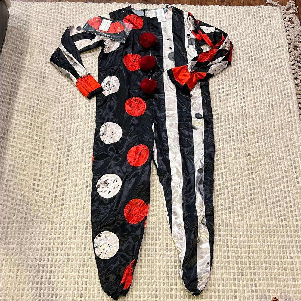 Big Top Bling Clown costume size L (10/12)